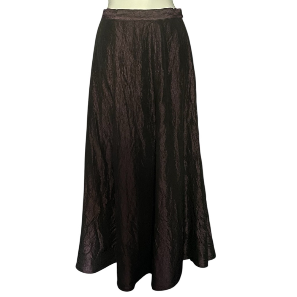 The Craft vibes Bianca Nygard dark purple shiny whimsigoth skirt